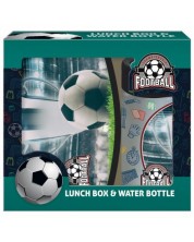 Derform Football 18 set de sticlă și cutie pentru alimente -1