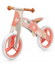 Bicicletă de echilibru KinderKraft - Runner, Coral -1