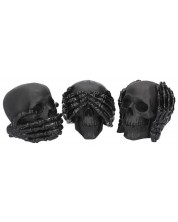 Set de statuete Nemesis Now Adult: Humor - Three Wise Skulls -1