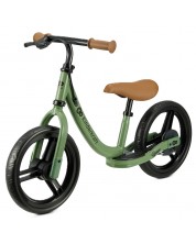 Bicicleta de echilibru  KinderKraft - Space, verde -1