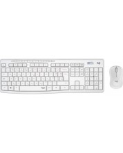 Set mouse și tastatură wireless Logitech - MK295, alb -1