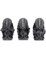 Set de figurine Nemesis Now Books: Cthulhu - Three Wise Cthulhu, 7 cm