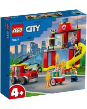Constructor LEGO City - Pompieri și camion (60375)