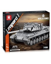 Set de construcție Reobrix - World of Tanks, Leopard 1, 1:26, 1273 piese