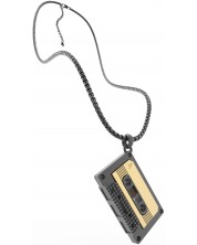 Colier cu medalion Metalmorphose - Music Cassette	 -1