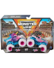 Set buggy  Monster Jam - Sparkle Smash Unicorn vs Sparkle Smash, 1:64 -1