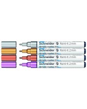 Schneider Paint-It - 011 set de markere metalice, 2,0 mm, 4 culori -1