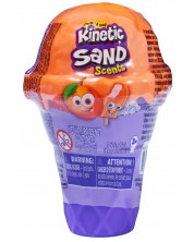 Set de nisip cinetic Spin Master Kinetic Sand - nisip cinetic, înghețată, portocaliu -1