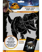 Set de cărți de răzuit cu licență pentru copii - Jurassic World