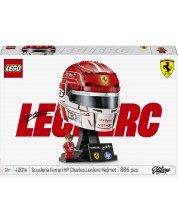 Constructor LEGO Formula 1 - Casca lui Charles Leclerc de la Scuderia Ferrari HP (43014)