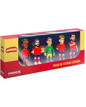 Set de figurine Minix - Echipa națională Spania, 5 bucăți, 7 cm