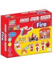 Jagu Talking Toy Set - Stația de pompieri, 10 piese -1