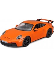 Mașinuță metalică Bburago - Porsche 911 GT3, 1:24, portocaliu