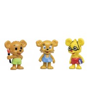 Set figurine Pippi - Bamse, Brum, Nalle-Maja și Teddy -1