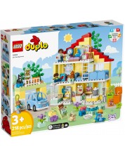Constructor LEGO Duplo - Casa de familie 3 în 1 (10994)