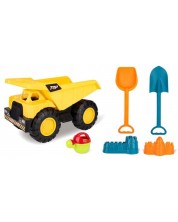 Set de jucării pentru nisip Raya Toys - Basculantă cu accesorii, 6 piese - imagine 1