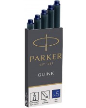 Set rezerve Parker Z11 - Pentru stilou, 5 buc., albastre -1
