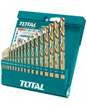 Set burghie TOTAL - 19 piese, Ø 1 - Ø 10 mm -1