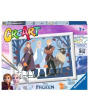 Set pictură după numere  Ravensburger CreArt -Regatul înghețat (varianta 2) -1