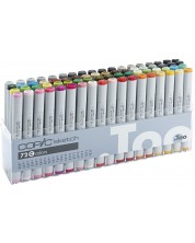 Set de markere Too Copic Sketch - C colors, 72 de culori -1