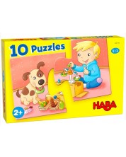 Set puzzle Haba - My Toys, 10 piese 