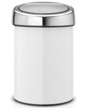 Coș de gunoi Brabantia - Touch Bin, 3 l, White