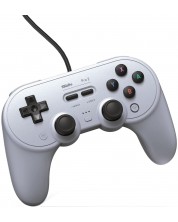 Controller 8BitDo - Pro2, cu fir (Grey Edition)