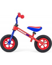Bicicletă de echilibru Milly Mally -  Dragon Air, roșie -1
