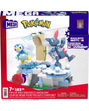 Constructor Mega Pokémon - Aventurile cu Piplup și Sneasels în zăpadă -1
