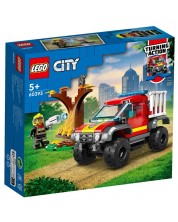 Constructor LEGO City - Camion de pompieri 4x4 (60393) -1