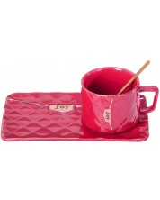 Set pentru bauturi calde Morello - Red Joy, 250 ml,3 părți -1