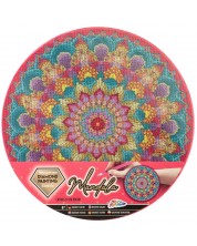 Set de creație cu mărgele Grafix - Mandala, roz