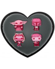Set mini figurine Funko Pocket POP! Television: The Mandalorian - Happy Valentine's Box -1