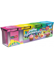 Kit cu model Play-Toys - Culori pastelate, 400 g -1