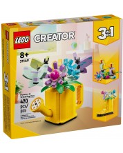 Constructor LEGO Creator 3 în 1 - Flori într-o stropitoare (31149)