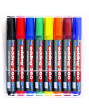 Set de markere pentru tablă albă Edding 360 - 8 culori