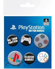 Set insigne GB eye Games: PlayStation - Classic Gamer