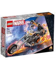Constructor LEGO Marvel Super Heroes - Motocicletă și robot Ghost Rider