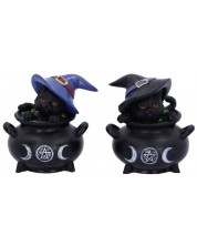 Set de statuete Nemesis Now Adult: Gothic - Hubble and Bubble, 8 cm -1