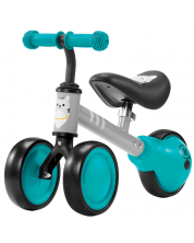 Bicicletă de echilibru KinderKraft - Cutie, Turquoise -1