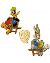 Set insigne CineReplicas Animation: Looney Tunes - Bugs and Daffy at Warner Bros Studio (WB 100th) -1