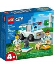 Constructor LEGO City - Salvare cu autobuz veterinar (60382) -1