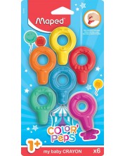Set de Maped Color Peps - Early Age, 6 culori, plastic -1