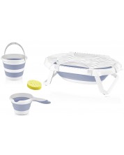 Set de baie din 5 piese BabyJem - Albastru -1