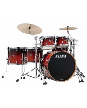 Set de tobe Tama - Starclassic Performer MBS52RZS, Dark Cherry Fade