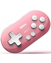 Controller wireless 8BitDo - Zero 2, roz (Nintendo Switch/PC) -1