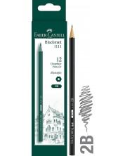 Set de creioane Faber-Castell 1111 - 2B, 12 bucăți
