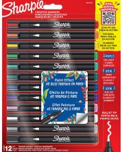 Set de markere Sharpie Acrylic -12 culori, blister -1