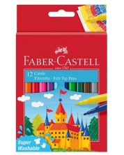 Set carioci Faber-Castell - Regat, 12 culori