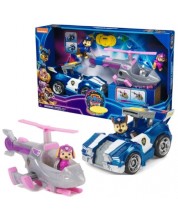 Set de vehicule Spin Master Paw Patrol: The Mighty Movie - Skye și Chase -1